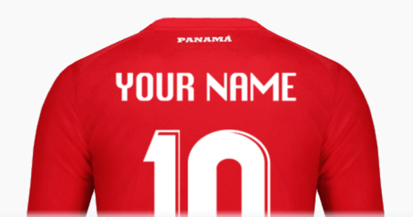 Create custom Panama shirts with your name and number