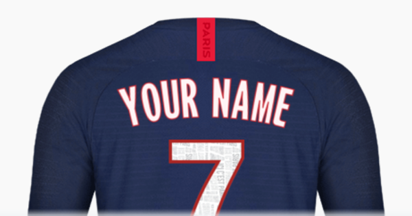 football shirt maker paris saint germain