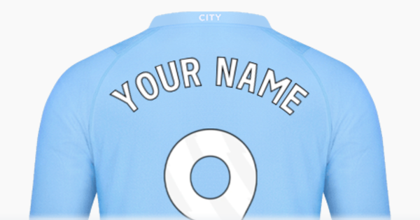 Create custom Manchester City jersey 2022/2023 with your Name in