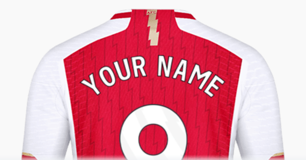 Personalized shop arsenal jersey