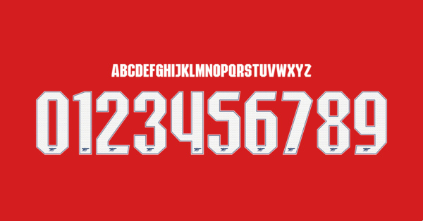 Carattere Arsenal Maglia 2024 2025 Cup Nomi Lettere Numeri Preview 03 4695