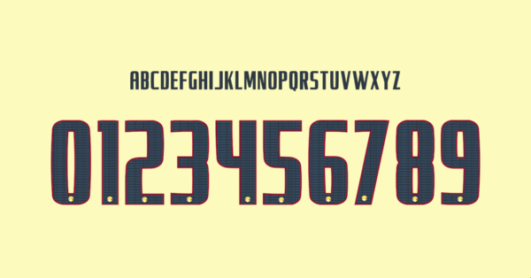 Carattere Club America Maglia 2019 20 Nomi Lettere Numeri Preview 02 3502