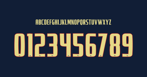 Carattere Club America Maglia 2020 21 Nomi Lettere Numeri Preview 00 3950