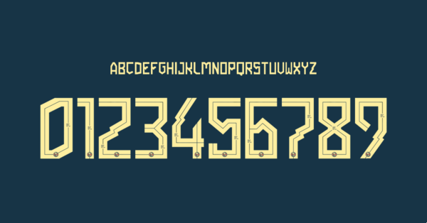 Carattere Club America Maglia 2021 2022 II Nomi Lettere Numeri Preview 03 4240