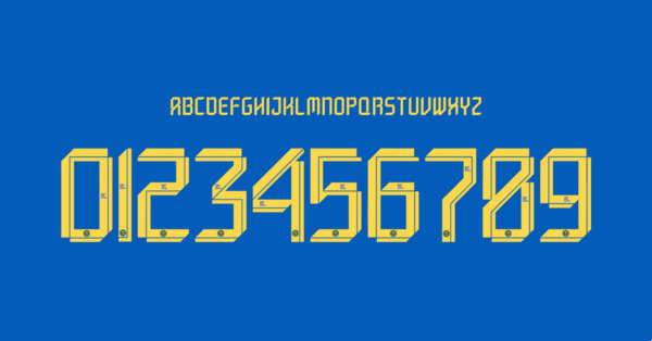 Carattere Club America Maglia 2023 2024 II Nomi Lettere Numeri Preview 00 4559