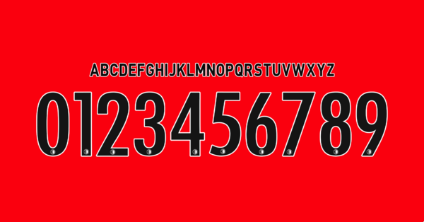Carattere Feyenoord Rotterdam Maglia 2024 2025 Nomi Lettere Numeri Preview 00 4721