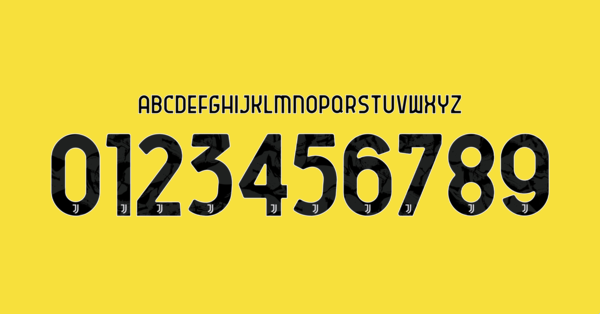 Carattere Juventus Fc Maglia 2024 2025 Cup II Nomi Lettere Numeri Preview 03 4754