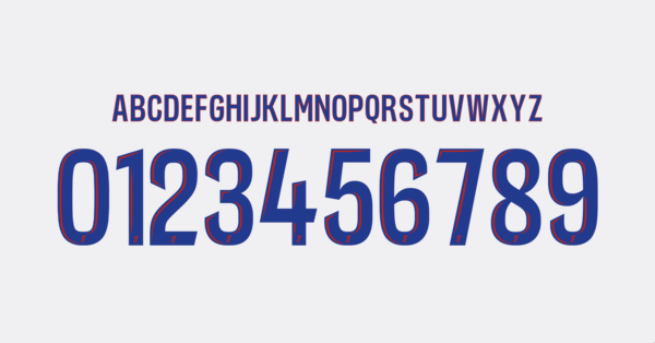 Carattere Olympique Lyon Maglia 2024 2025 Nomi Lettere Numeri Preview 02 4713