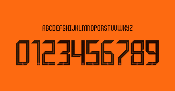 Carattere Paesi Bassi Maglia 2020 2021 Nomi Lettere Numeri Preview 01 4127