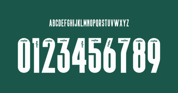 Carattere Palmeiras Maglia 2022 Nomi Lettere Numeri Preview 00 4313