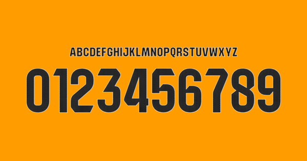 Carattere Real Madrid Cf Maglia 2024 2025 II Nomi Lettere Numeri Preview 06 4725