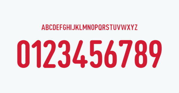 Carattere Repubblica Ceca Maglia 2024 II Nomi Lettere Numeri Preview 00 4640