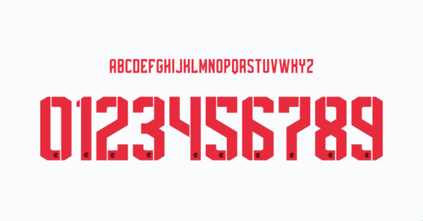 Carattere Toluca Fc Maglia 2021 II Nomi Lettere Numeri Preview 00 4082