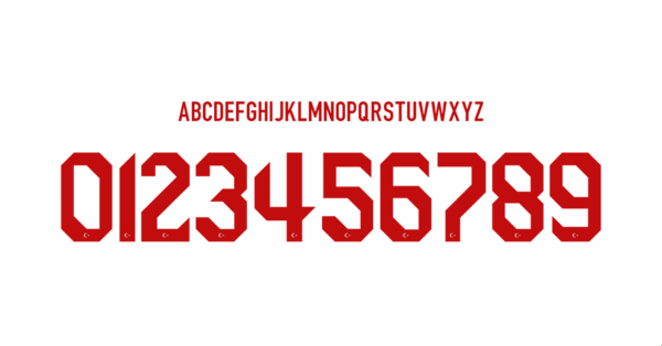Carattere Turchia Maglia 2020 2021 Nomi Lettere Numeri Preview 00 4118