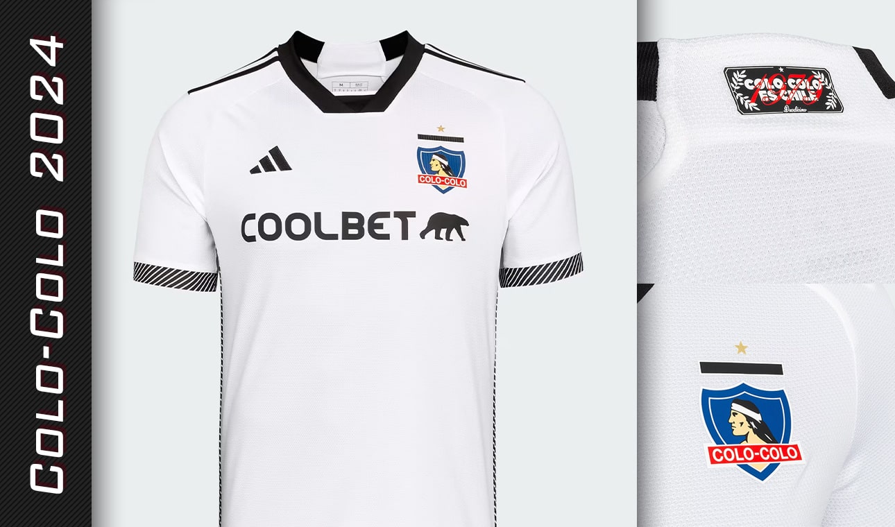 Details of the Colo Colo 2024 Adidas  jersey