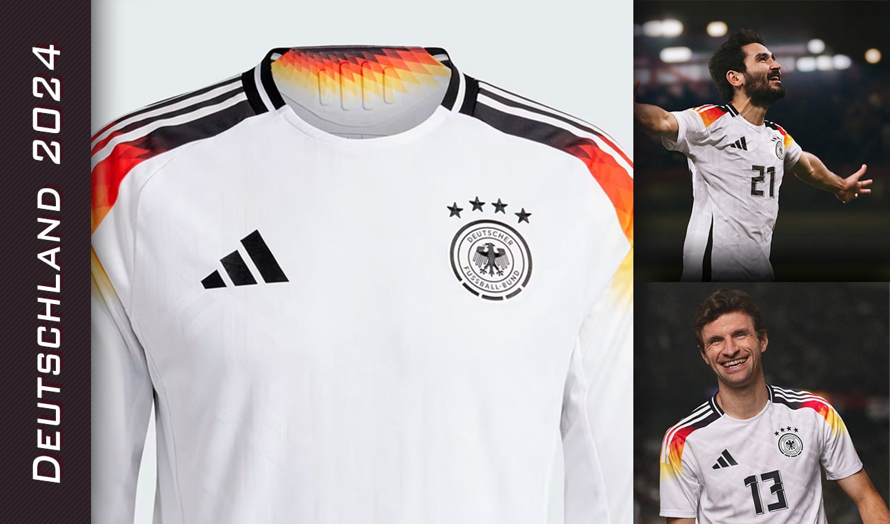 Details of the Germany 2024 Adidas  jersey