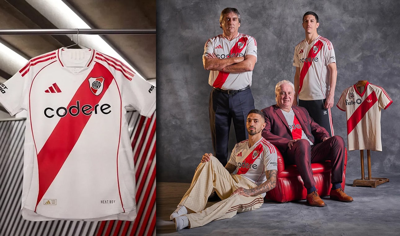 Details of the River Plate 2024/2025 Adidas  jersey