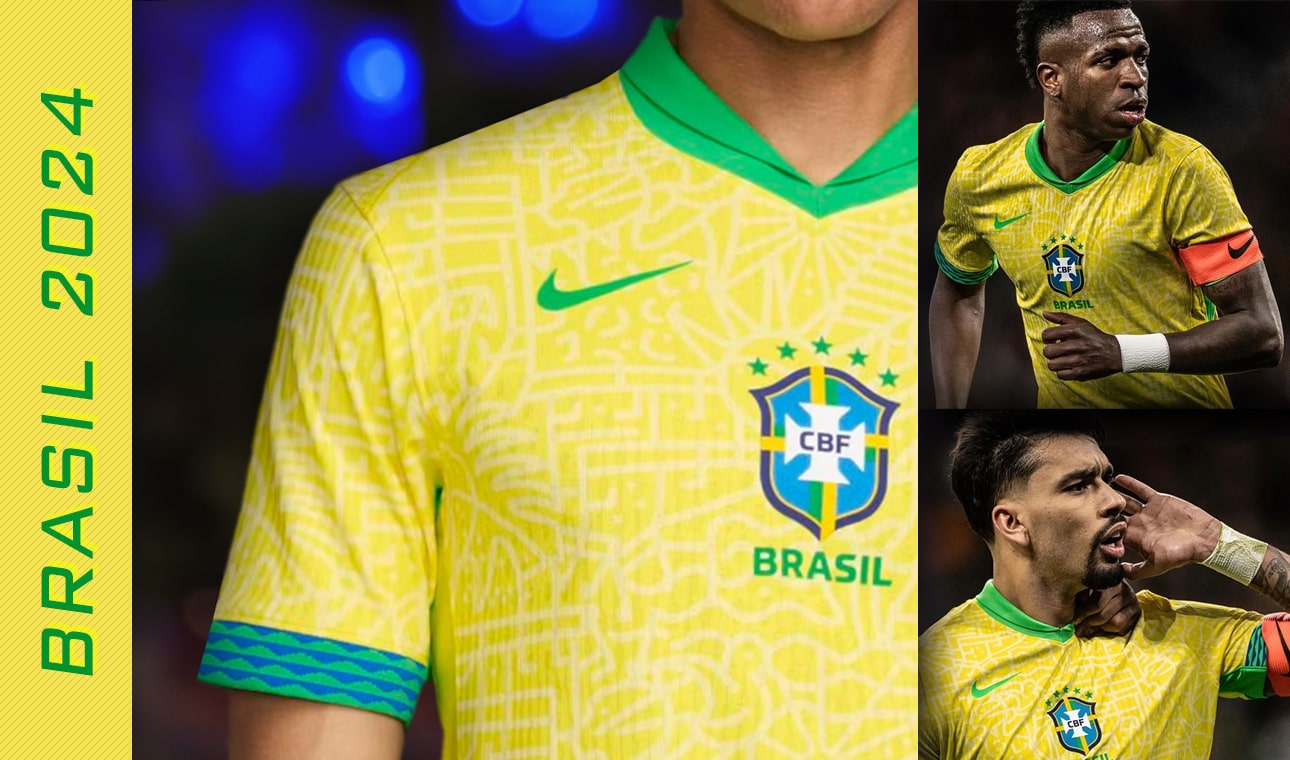 Details of the Brazil 2024 Nike  jersey