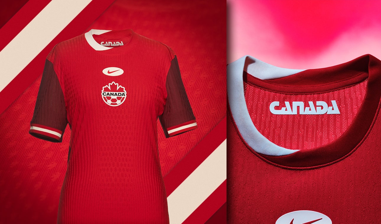Details of the Canada 2024 Nike  jersey