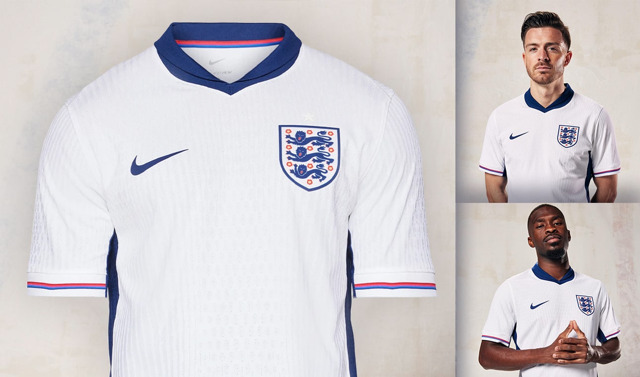 Details of the England 2024 Nike  jersey