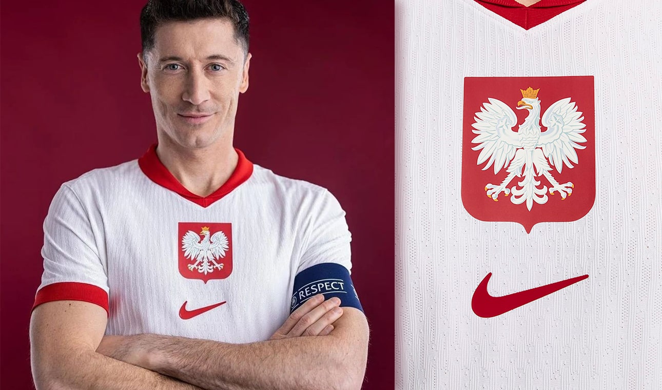 Details of the Poland 2024 Nike  jersey