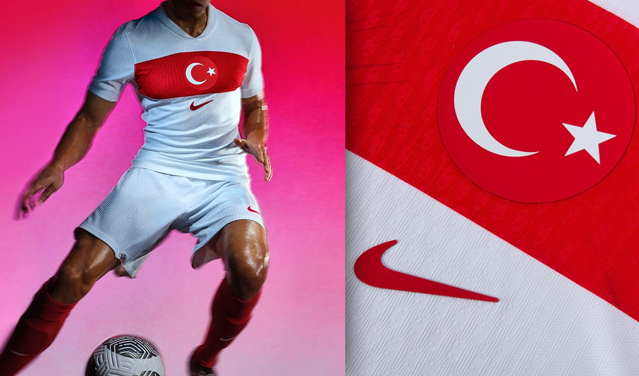 Details of the Turkey 2024 Nike  jersey