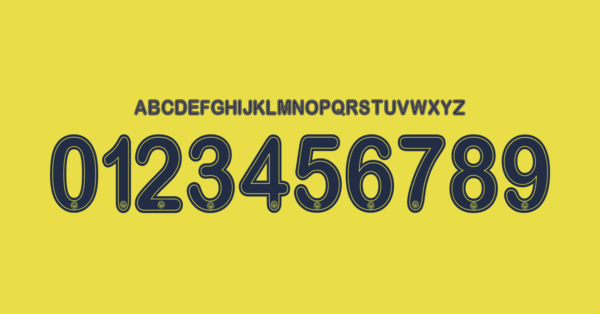 Fonte Fenerbahce Sk Camisola 2024 2025 Nomes Letras Numeros Preview 02 4692