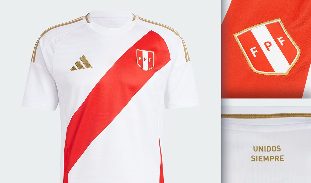 Details of the Peru 2024 Adidas  shirt