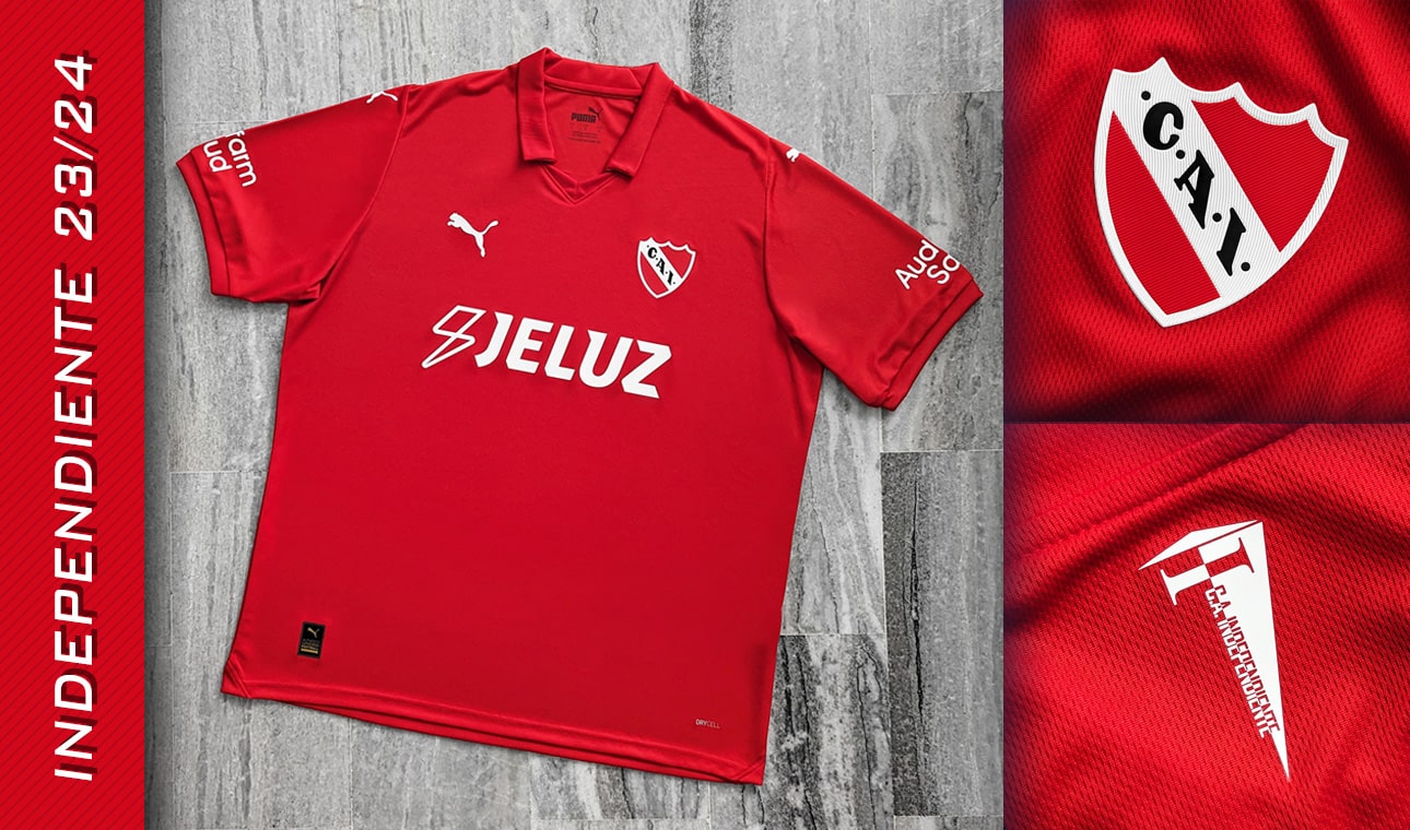 Details of the Independiente 2023/2024 Puma  shirt