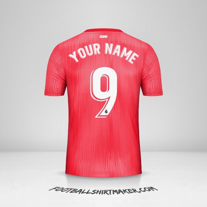 real madrid personalized jersey